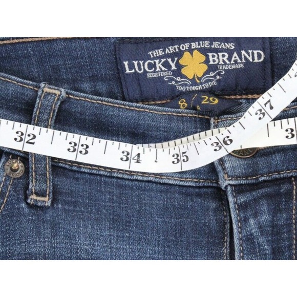 Lucky Brand Sweet Boot Jeans Womens Size 8 29 Medium Wash Flare Leg Denim - Picture 6 of 16